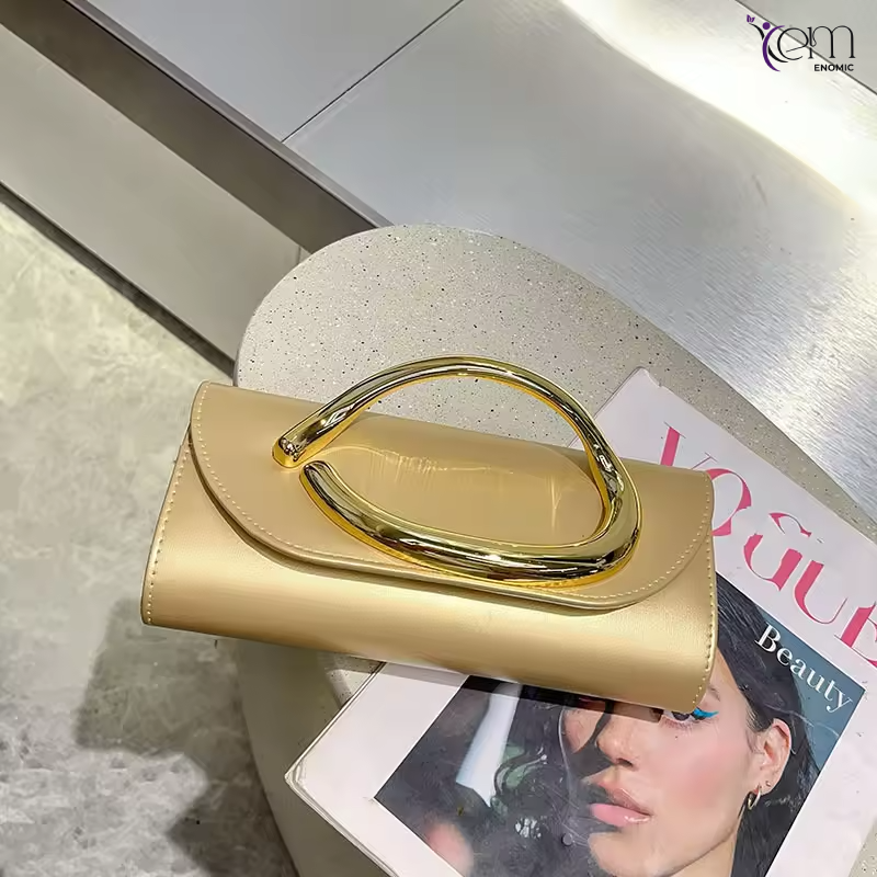 Women's Clutch Purse for Evening Party Luxury Designer Single Shoulder Ladies Wedding Handbag
