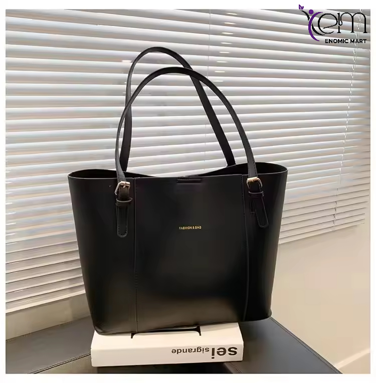 New Fashion Large Retro Style Woman Tote Shoulder Bags Single Handle Polyester Lining Zip Handmade Leather Woman's Handbag