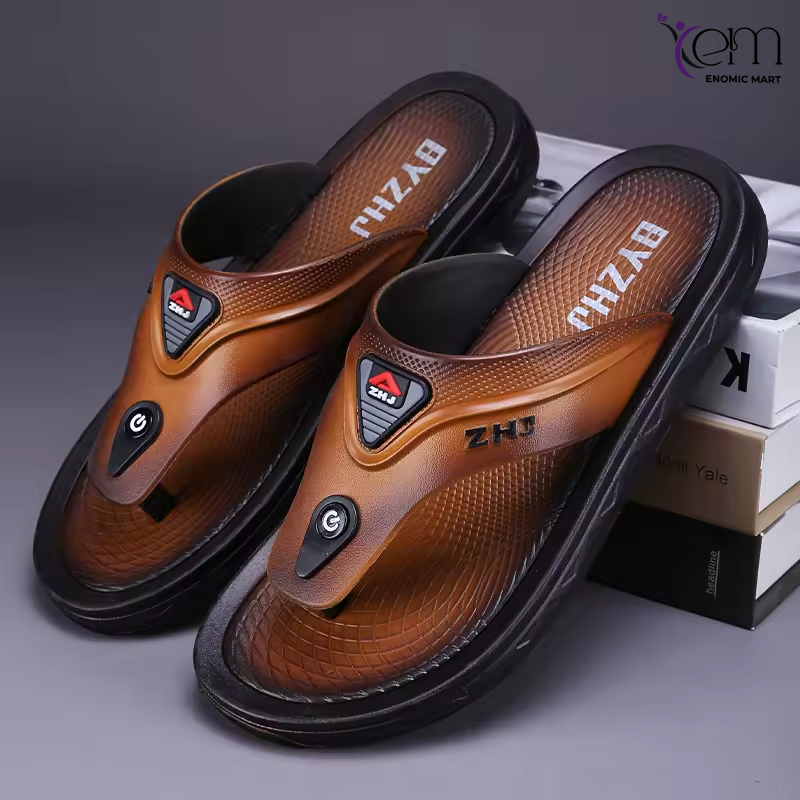 Cheap Men's Outdoor Sport Flip Flops Flipflops slippers Sandals for Men Summer Beach slippers