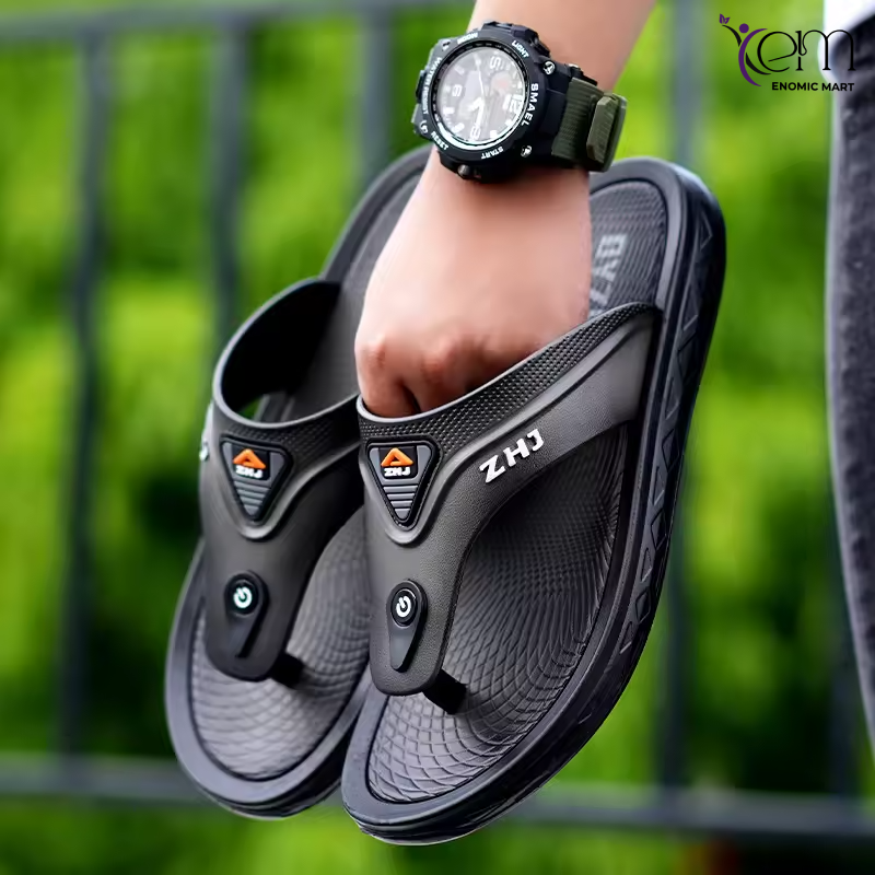 Cheap Men's Outdoor Sport Flip Flops Flipflops slippers Sandals for Men Summer Beach slippers