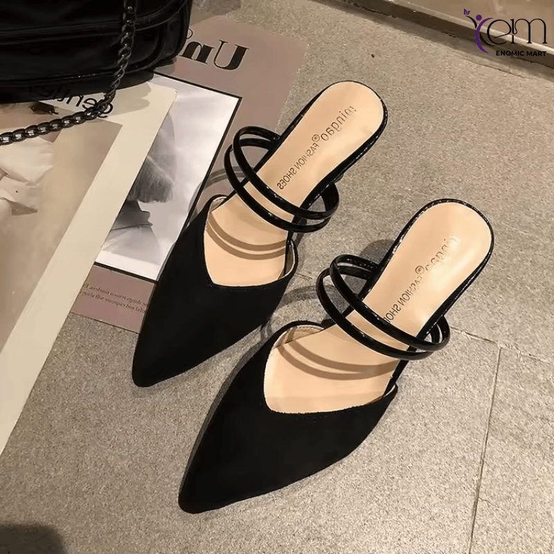 New Pointy High-heeled Stiletto Joker Korean Women's slippers