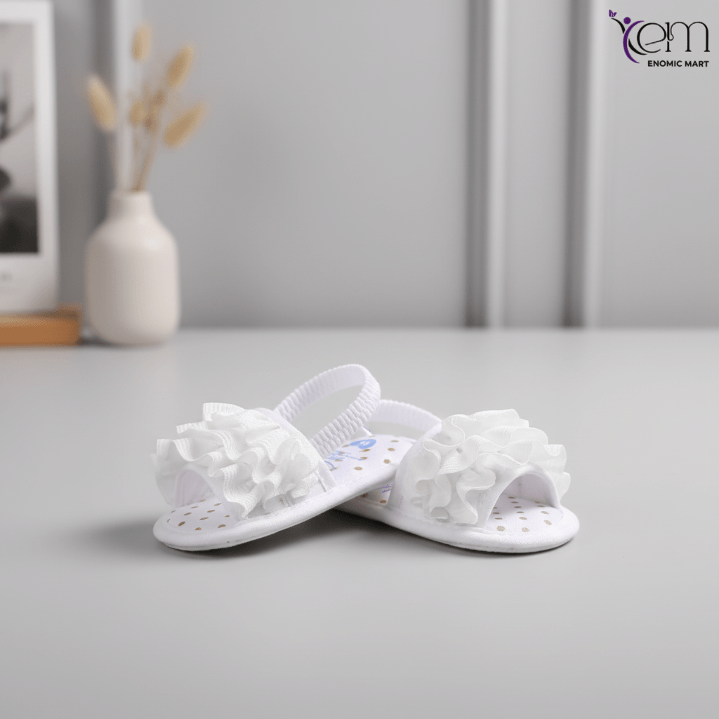 Little Princess Floral Cotton Baby Summer Sandals Infant Shoes