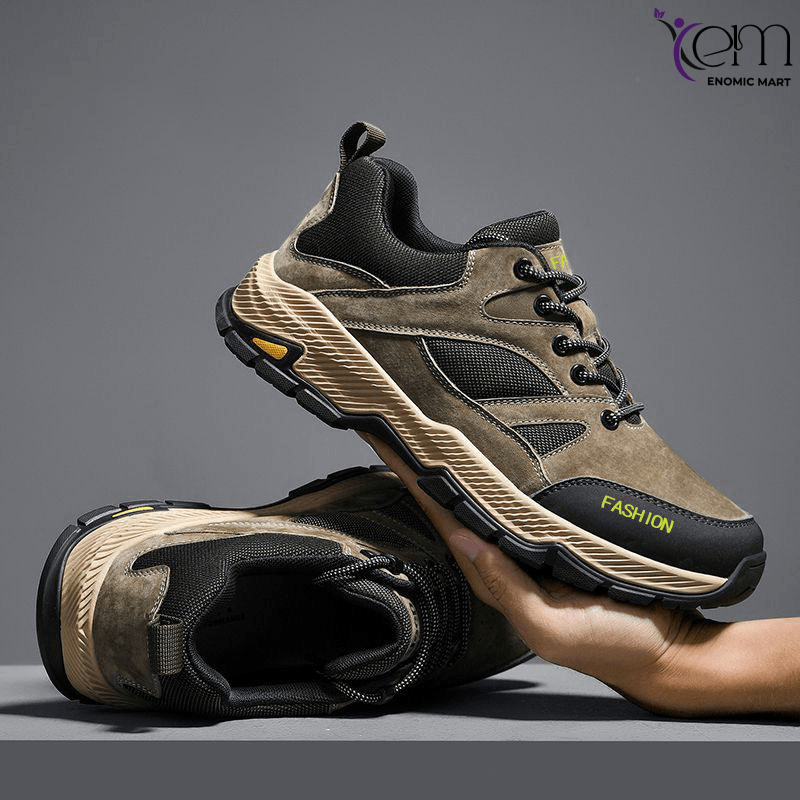 Breathable Durable Mens Hiking Shoes Low Cut Boots Outdoor Walking Training Trekking Sneakers Shoes for Men