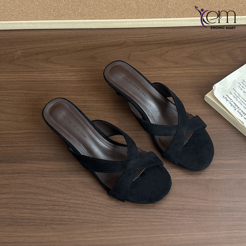 Women’s Elegant Pointed-Toe Wedge Sandals